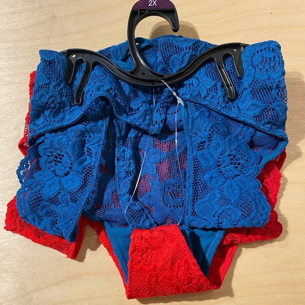 Adored by Adore Me Blythe Thong 2 Pack 2X (IY) - Picture 6 of 10